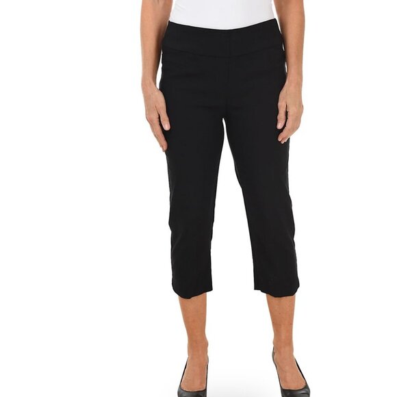 NWT Zac & Rachel Black Utility Pull On Capris, Size 3X - Picture 1 of 1